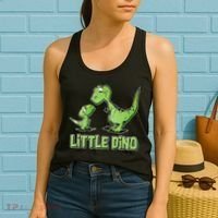 Cute Little Dino Dinosaur Little Younger Sibling Women's Tank Top thumb 2