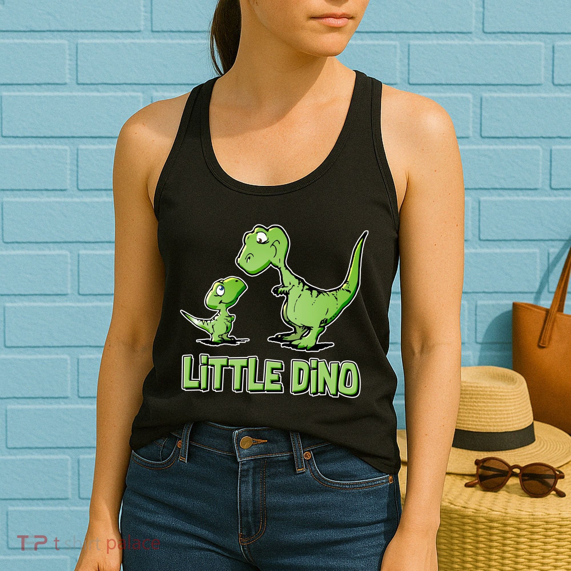 Cute Little Dino Dinosaur Little Younger Sibling Women's Tank Top