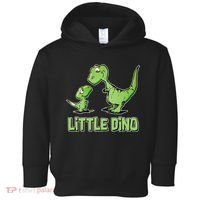 Cute Little Dino Dinosaur Little Younger Sibling Toddler Hoodie thumb 0
