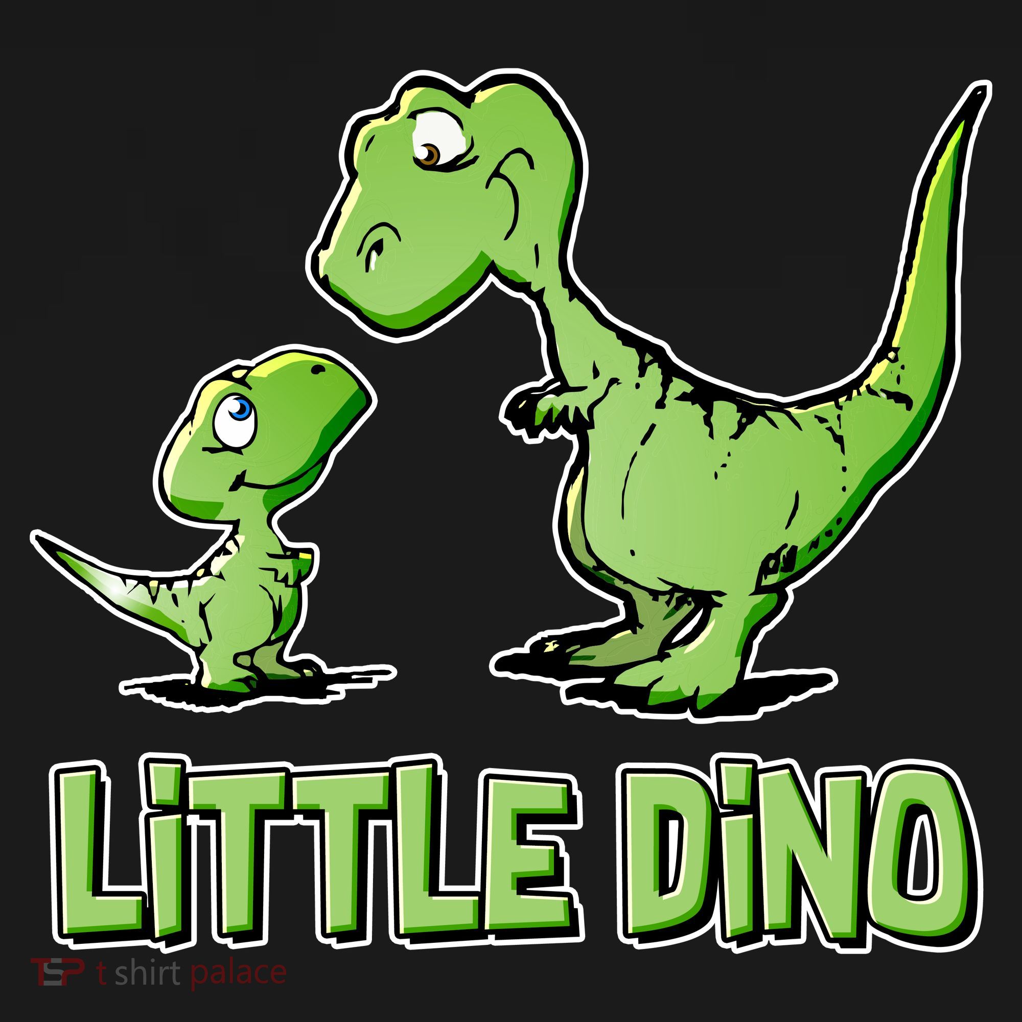 Cute Little Dino Dinosaur Little Younger Sibling Toddler Hoodie