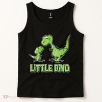 Cute Little Dino Dinosaur Little Younger Sibling Tank Top thumb 2