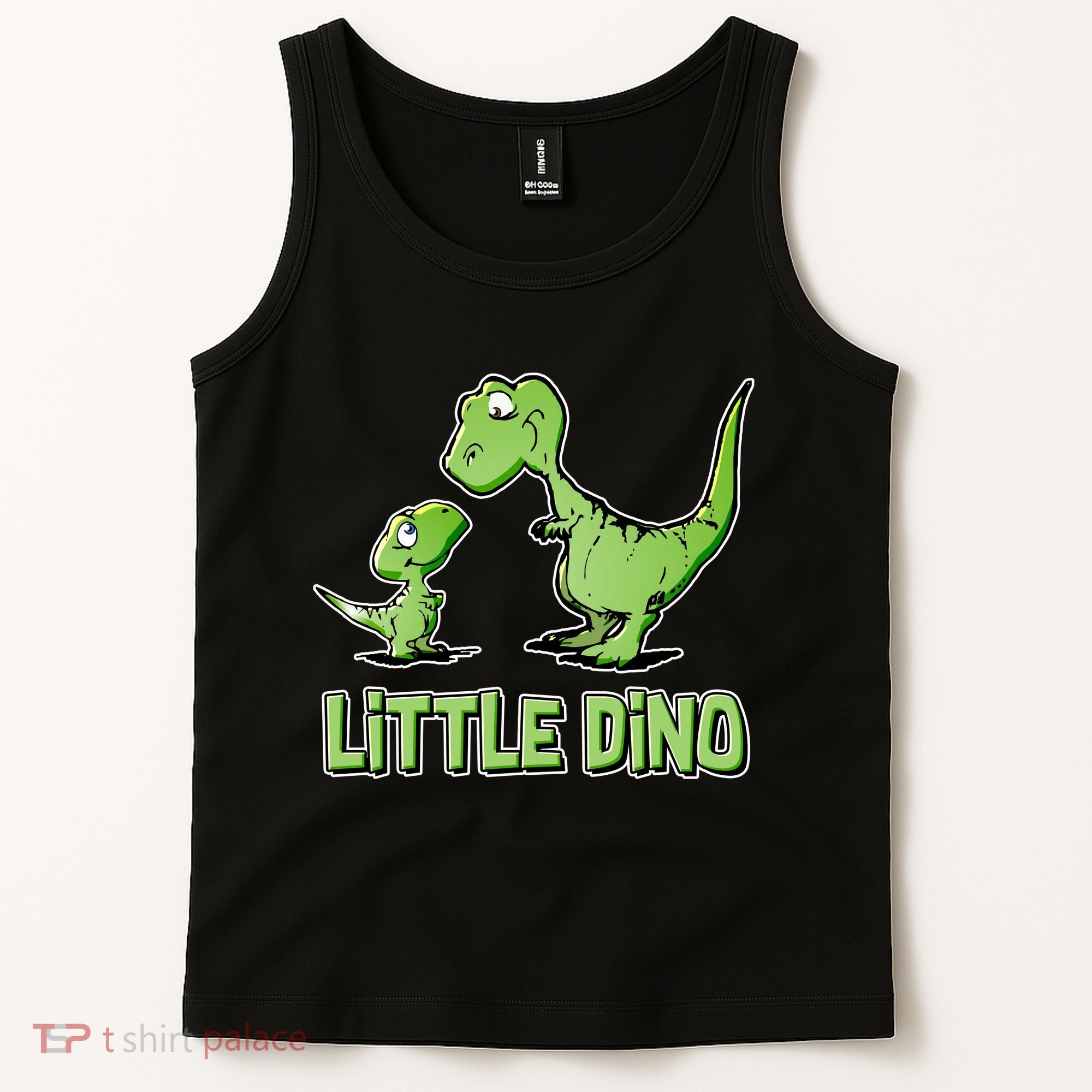 Cute Little Dino Dinosaur Little Younger Sibling Tank Top