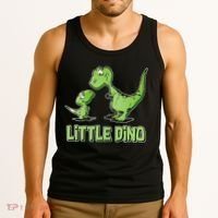 Cute Little Dino Dinosaur Little Younger Sibling Tank Top thumb 3