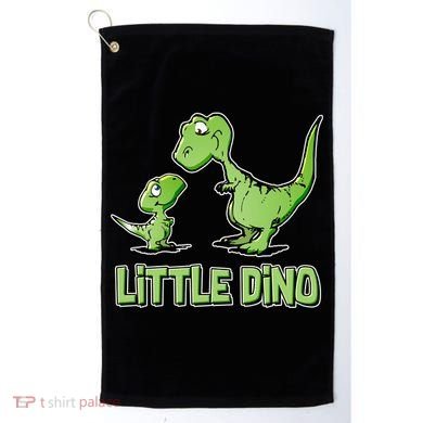 Cute Little Dino Dinosaur Little Younger Sibling Golf Towel