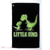 Cute Little Dino Dinosaur Little Younger Sibling Golf Towel thumb 0