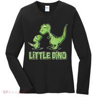Cute Little Dino Dinosaur Little Younger Sibling Women's Long Sleeve Shirt thumb 0