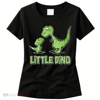 Cute Little Dino Dinosaur Little Younger Sibling Women's T-Shirt