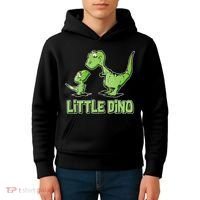 Cute Little Dino Dinosaur Little Younger Sibling Kids Hoodie thumb 4