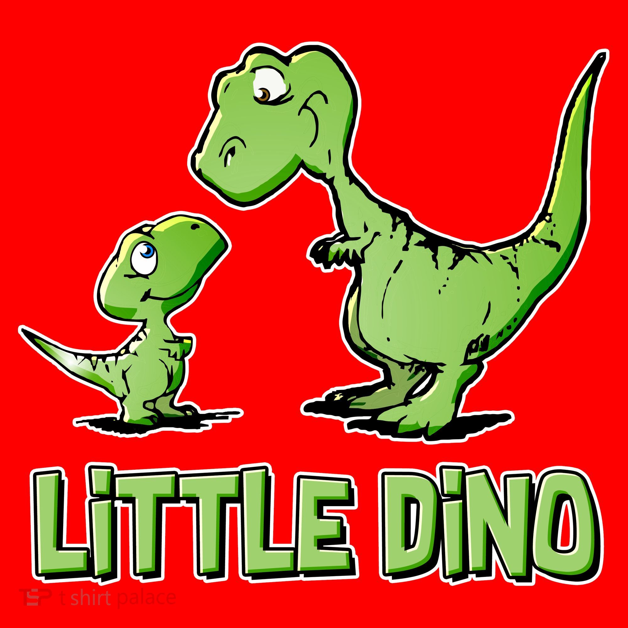 Cute Little Dino Dinosaur Little Younger Sibling Santa Hat