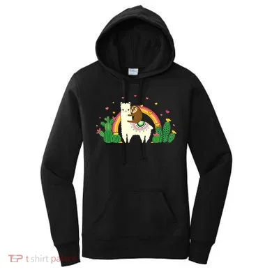 Cute Llama Sloth Love Women's Hoodie