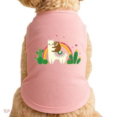 Cute Llama Sloth Love Doggie Tank
