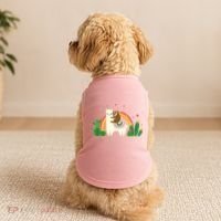 Cute Llama Sloth Love Doggie Tank thumb 2