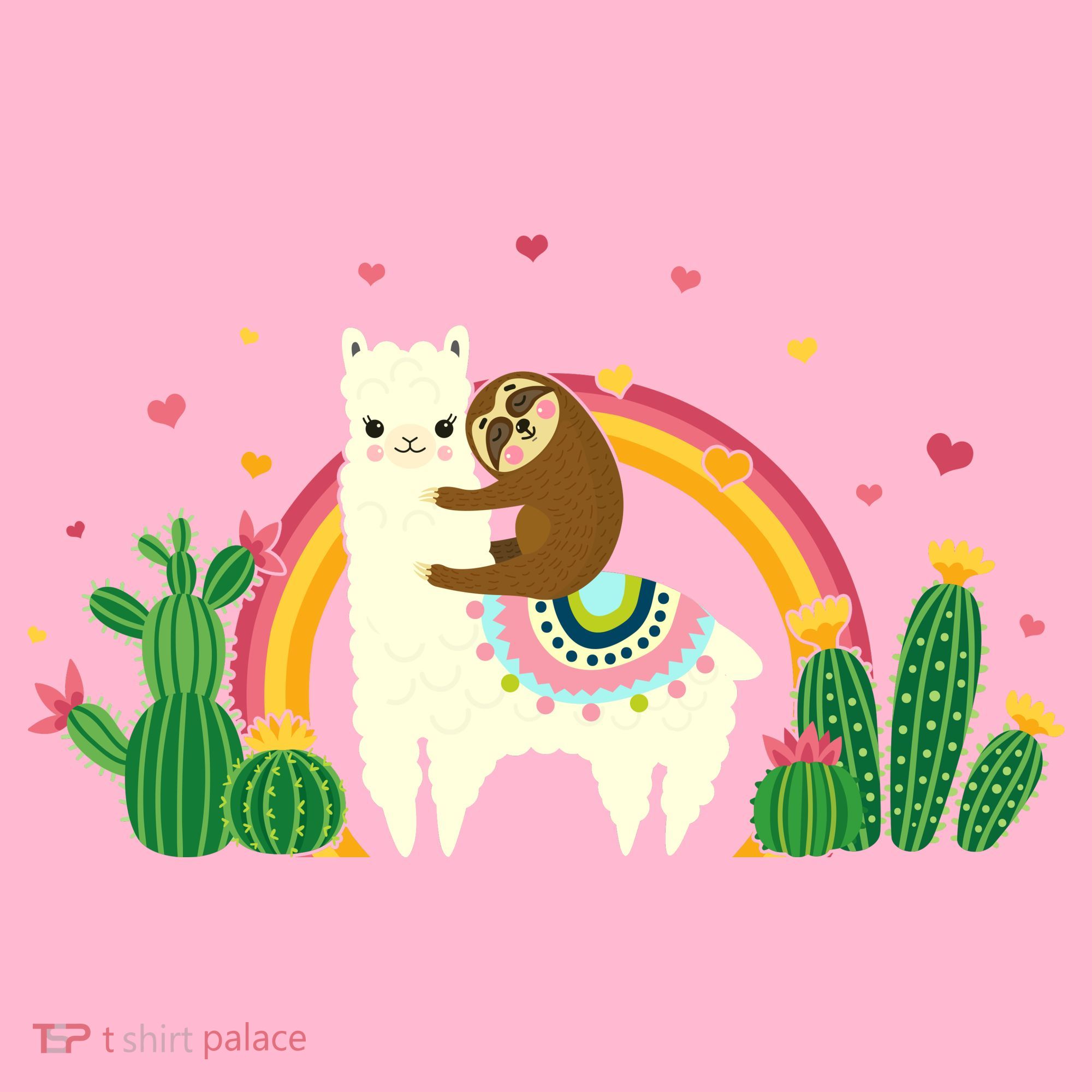 Cute Llama Sloth Love Visor
