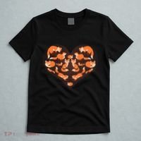 Cute Love Heart Foxes T-Shirt thumb 5