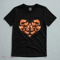 Cute Love Heart Foxes T-Shirt thumb 5