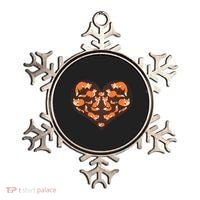 Cute Love Heart Foxes Ornament thumb 0
