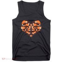 Cute Love Heart Foxes Tank Top thumb 0