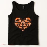 Cute Love Heart Foxes Tank Top thumb 2