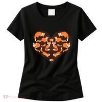 Cute Love Heart Foxes Women's T-Shirt thumb 0
