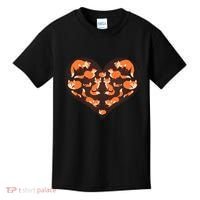 Cute Love Heart Foxes Kids T-Shirt thumb 0