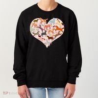 Cute Love Heart Horses Women's Sweatshirt thumb 0