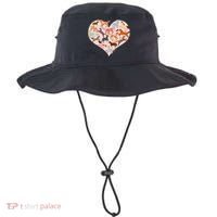 Cute Love Heart Horses Bucket Hat thumb 0