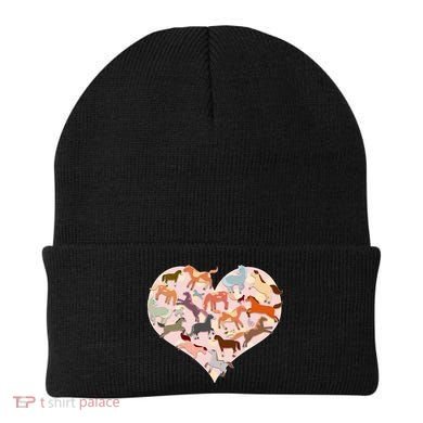 Cute Love Heart Horses Beanie