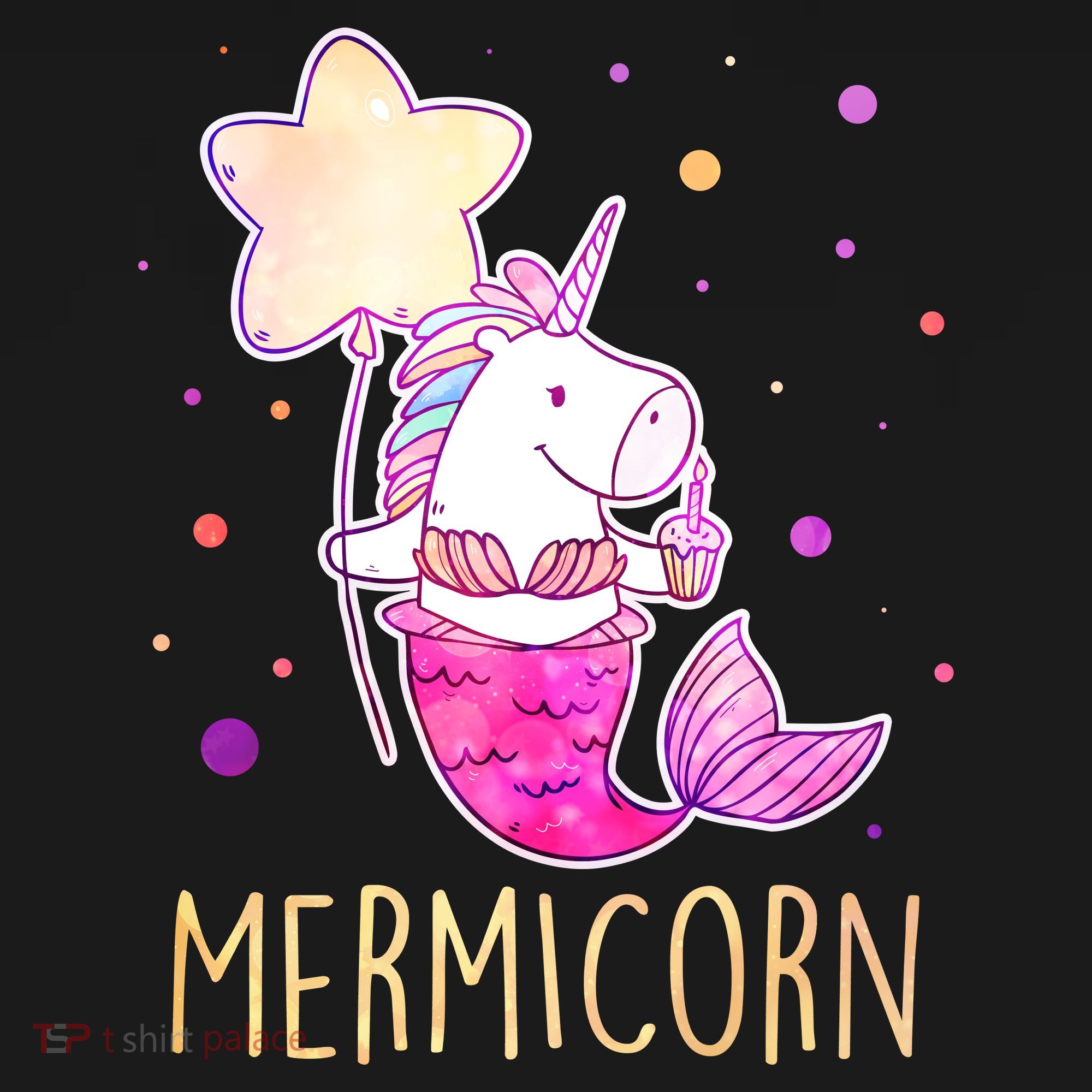 Cute Magical Mermicorn Unicorn Mermaid Doggie Tank