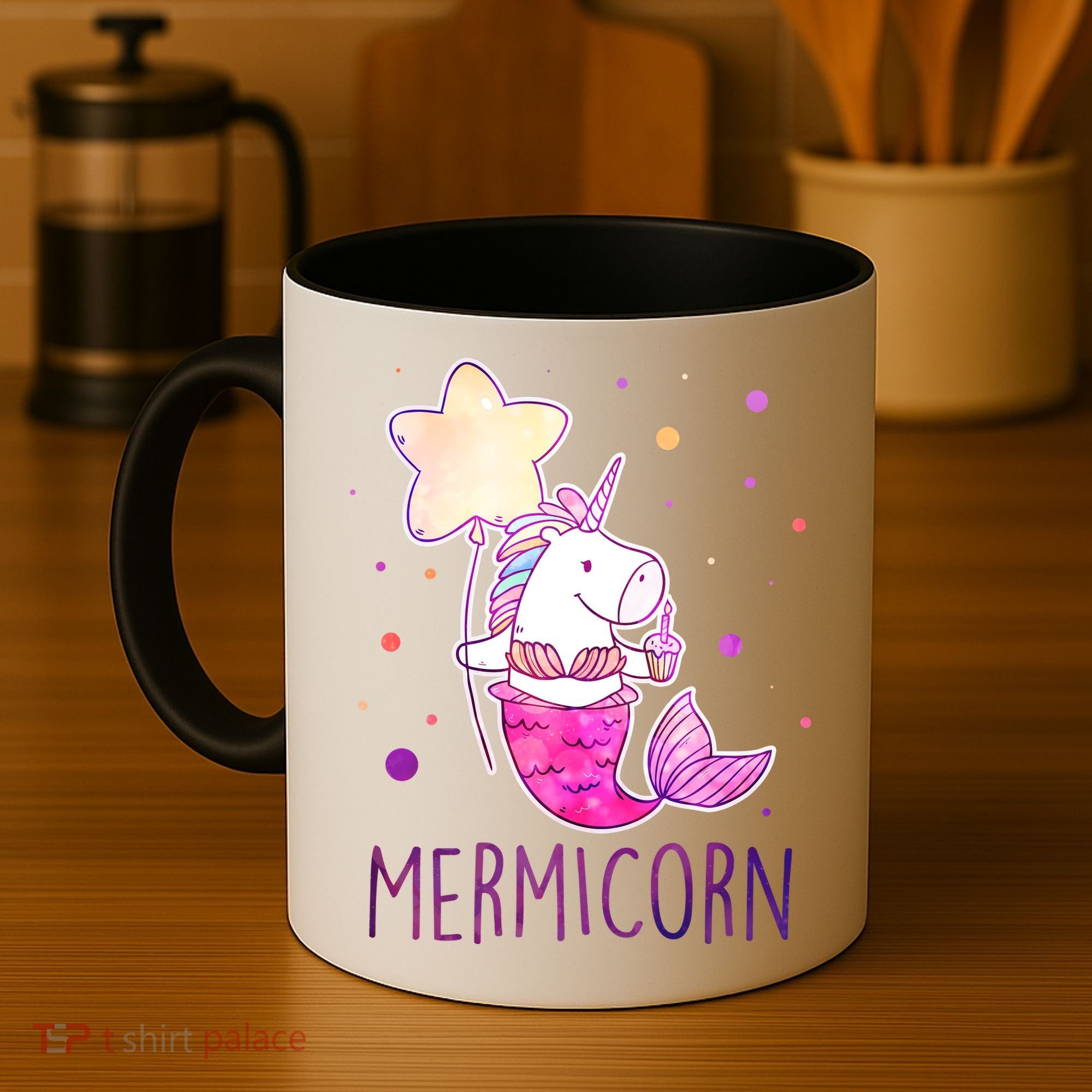 Cute Magical Mermicorn Unicorn Mermaid Coffee Mug