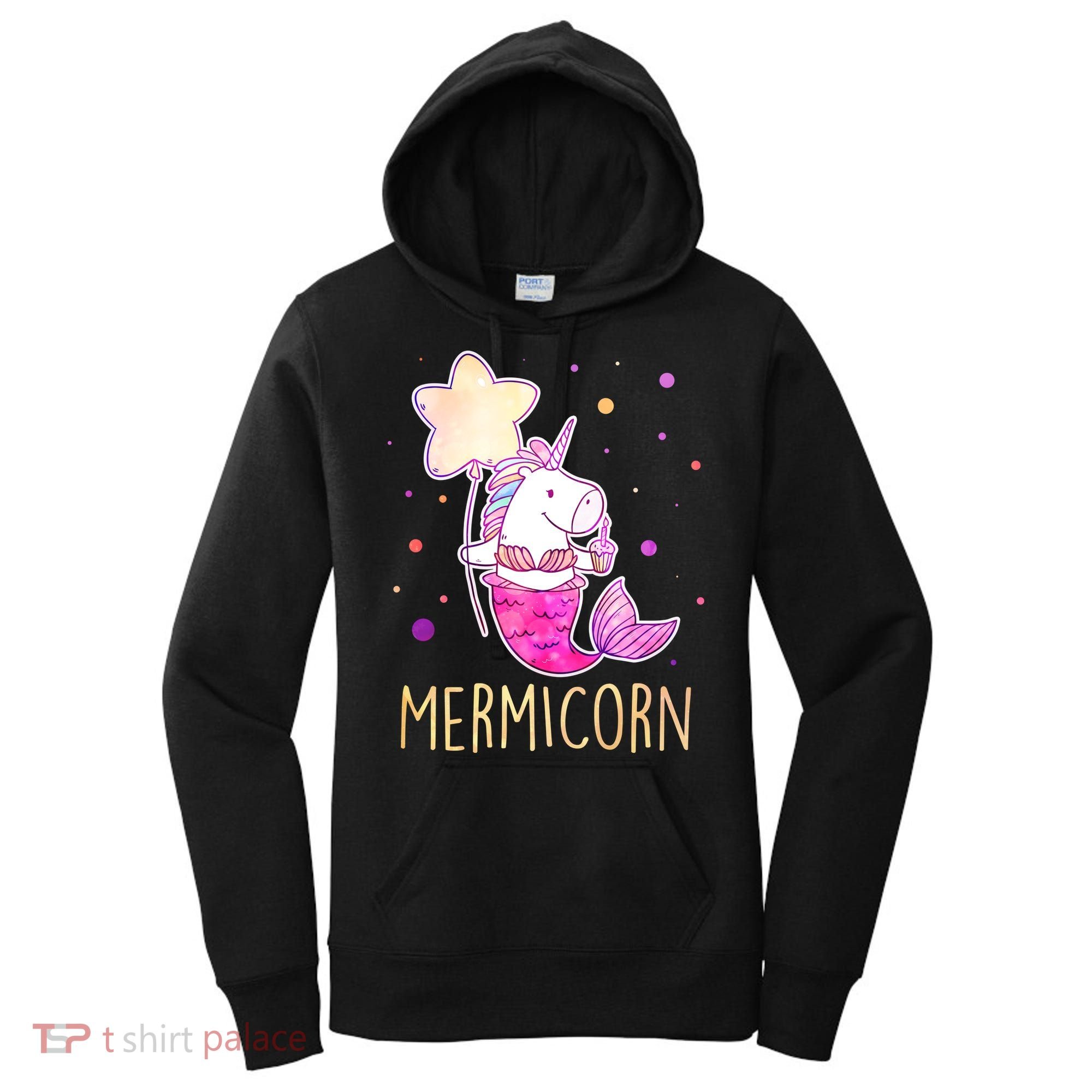 Cute Magical Mermicorn Unicorn Mermaid Women's Hoodie