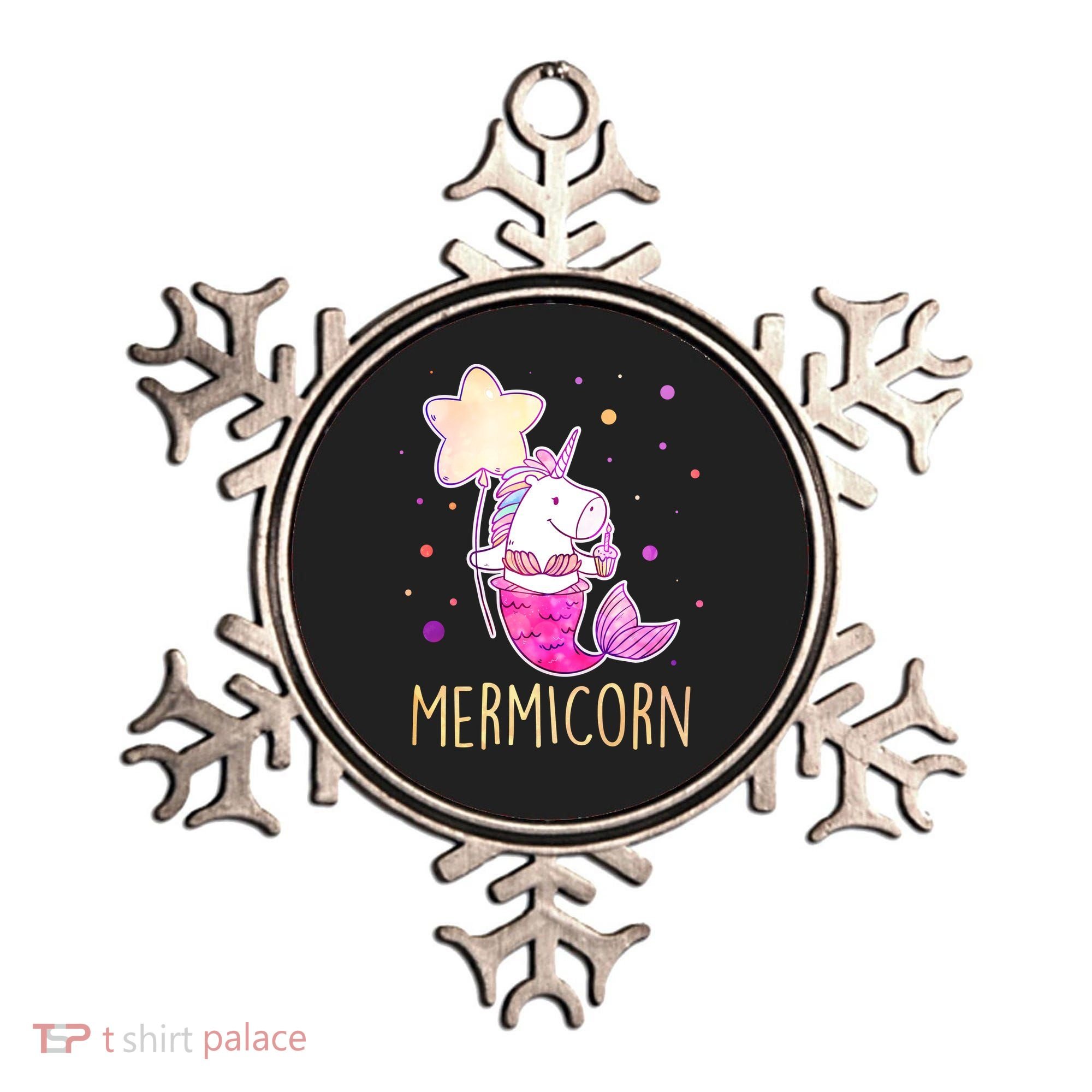 Cute Magical Mermicorn Unicorn Mermaid Ornament