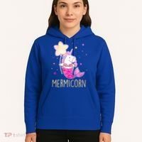 Cute Magical Mermicorn Unicorn Mermaid Hoodie thumb 5