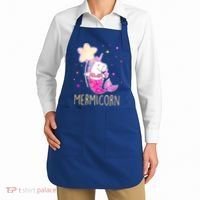 Cute Magical Mermicorn Unicorn Mermaid Apron thumb 2