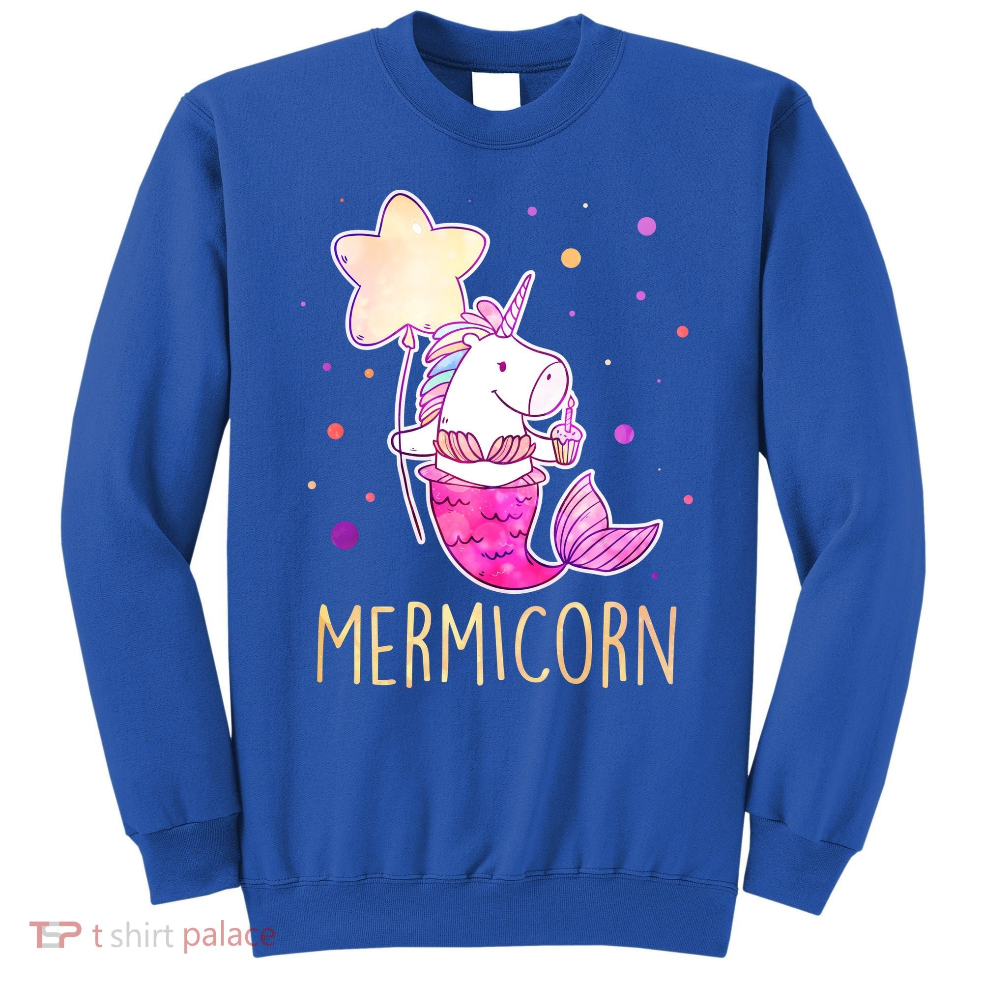 Cute Magical Mermicorn Unicorn Mermaid Sweatshirt