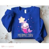 Cute Magical Mermicorn Unicorn Mermaid Sweatshirt thumb 2
