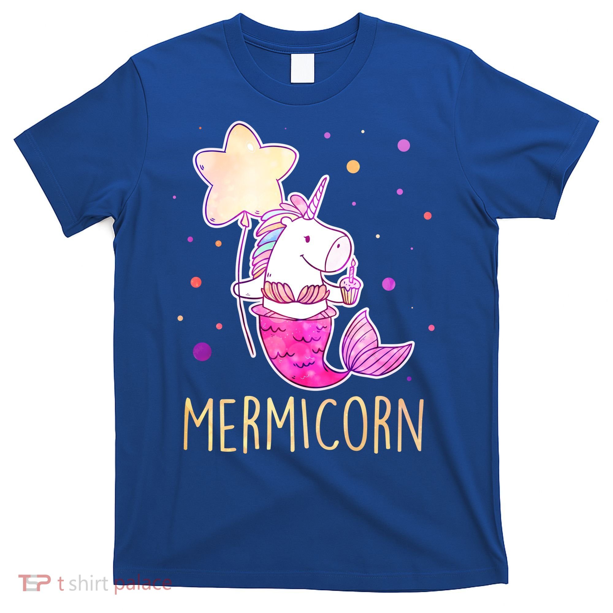 Cute Magical Mermicorn Unicorn Mermaid T-Shirt