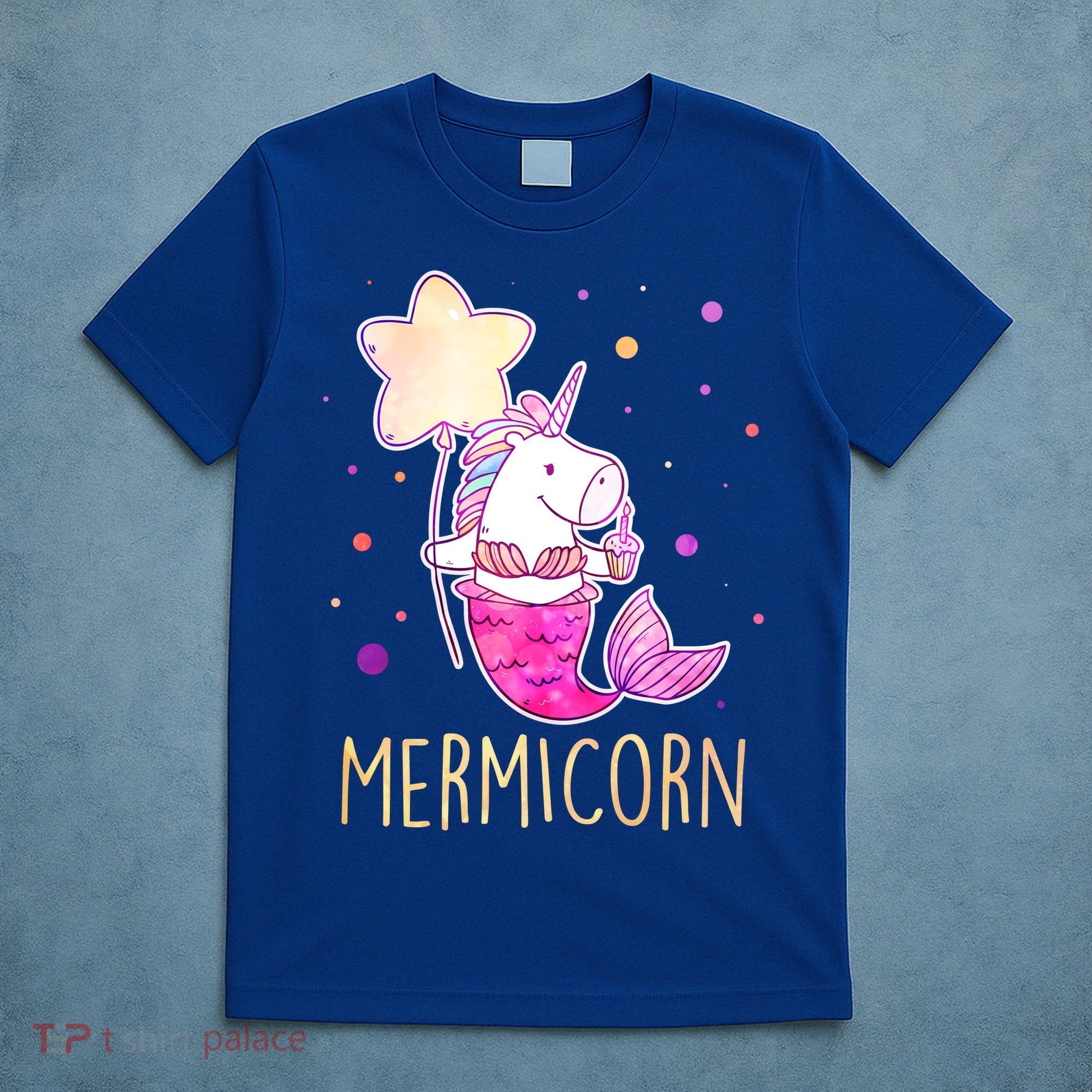 Cute Magical Mermicorn Unicorn Mermaid T-Shirt