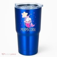 Cute Magical Mermicorn Unicorn Mermaid Tumbler thumb 0
