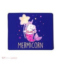 Cute Magical Mermicorn Unicorn Mermaid Mousepad thumb 0
