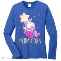 Cute Magical Mermicorn Unicorn Mermaid Women's Long Sleeve Shirt thumb 0