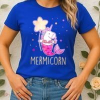 Cute Magical Mermicorn Unicorn Mermaid Women's T-Shirt thumb 2