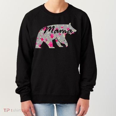 Cute Mama Bear Flowers Women's Sweatshirt