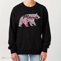 Cute Mama Bear Flowers Women's Sweatshirt thumb 0