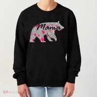 Cute Mama Bear Flowers Women's Sweatshirt thumb 0