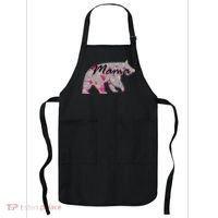 Cute Mama Bear Flowers Apron thumb 0