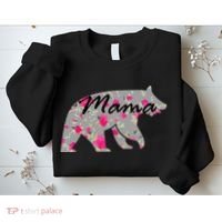 Cute Mama Bear Flowers Sweatshirt thumb 2