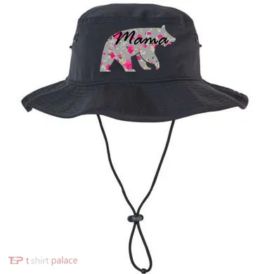 Cute Mama Bear Flowers Bucket Hat