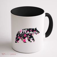 Cute Mama Bear Flowers Coffee Mug thumb 1