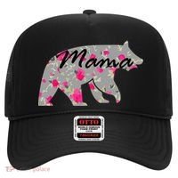 Cute Mama Bear Flowers Hat thumb 0