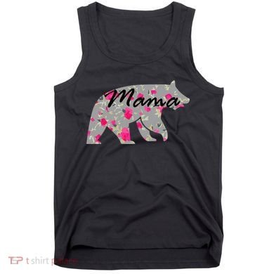 Cute Mama Bear Flowers Tank Top